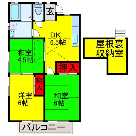 上総村上駅 徒歩37分 2階の物件間取画像